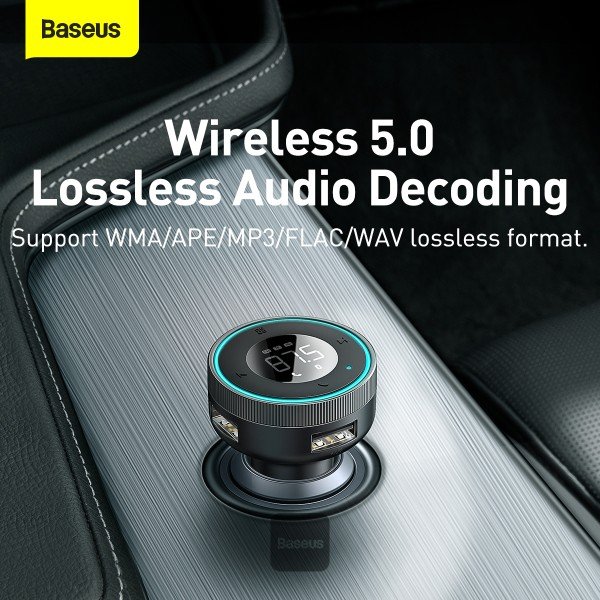 MP3 me Bluetooth dhe Karikues Makinë Baseus Enjoy (Wireless 5.0+5V/3.4A) - Image 2
