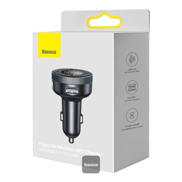MP3 me Bluetooth dhe Karikues Makinë Baseus Enjoy (Wireless 5.0+5V/3.4A) - Image 8