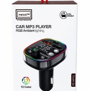 MP3 për Makinë me Bluetooth & Karikues i Shpejtë | REDO RE-MP02