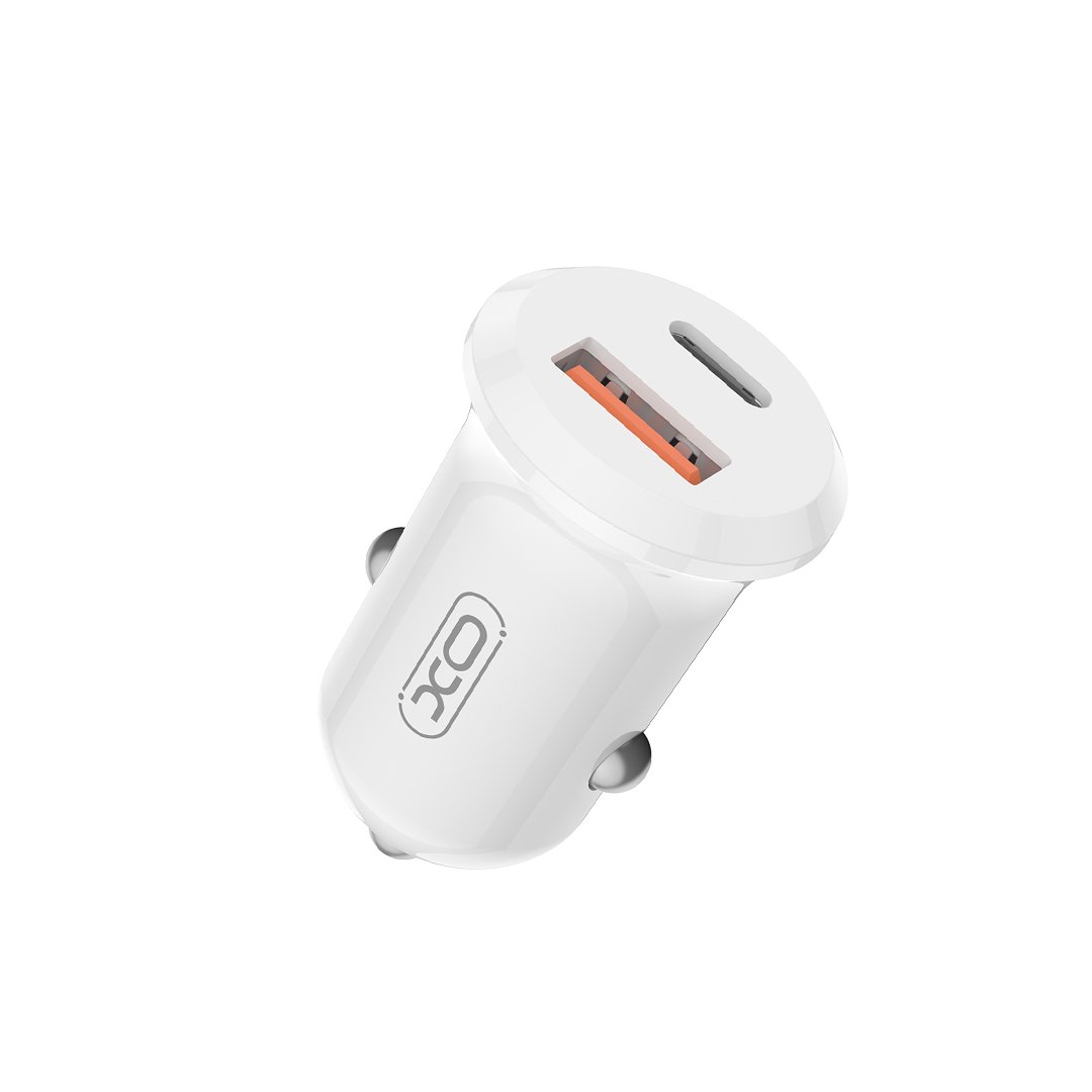 Karikues Makine i Shpejtë XO CC69 Mini Smart (30W PD+QC) - I Bardhë