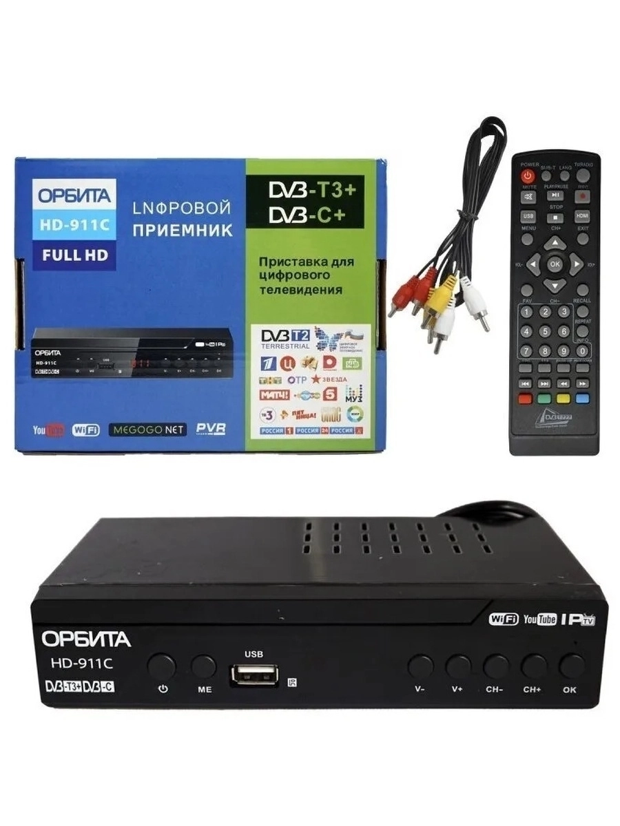 Dekoder Tokësor dhe Kabllor Orbita HD-911C DVB-T2/C (Full HD) - Image 2