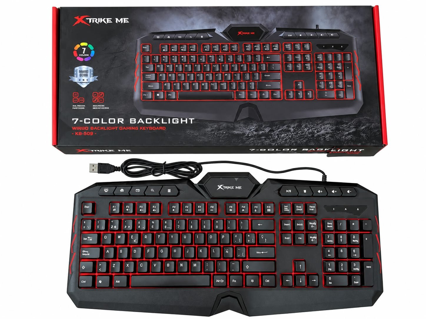Tastierë Gaming XTRIKE ME KB-509