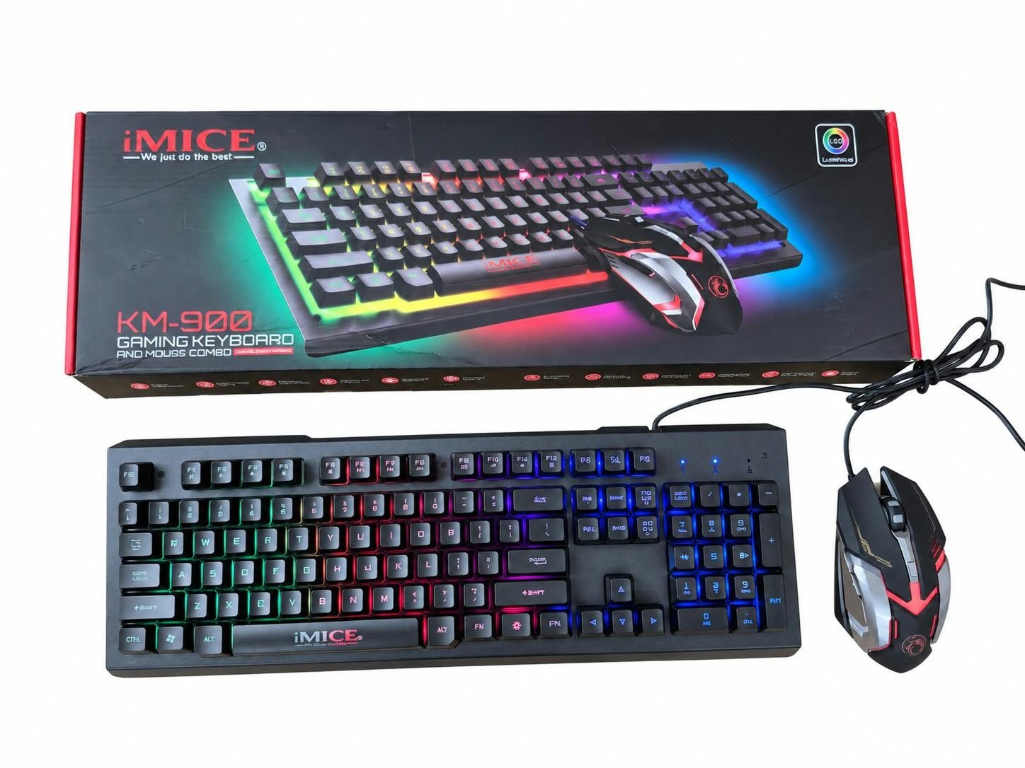 Set Gaming Tastierë + Mouse iMice KM-900