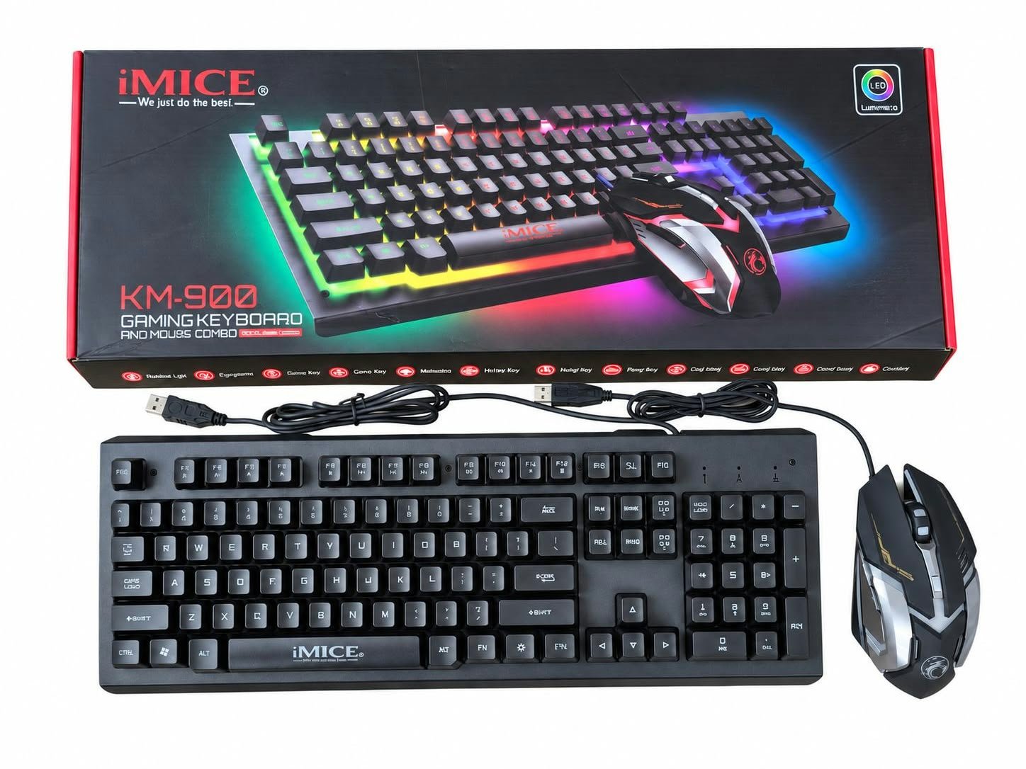 Set Gaming Tastierë + Mouse iMice KM-900 - Figura 2