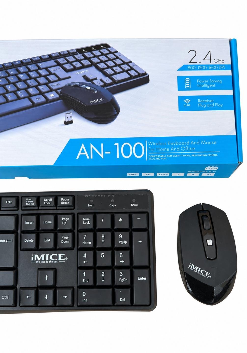 Set Tastirë + Mouse Wireless iMICE AN-100 - Figura 2