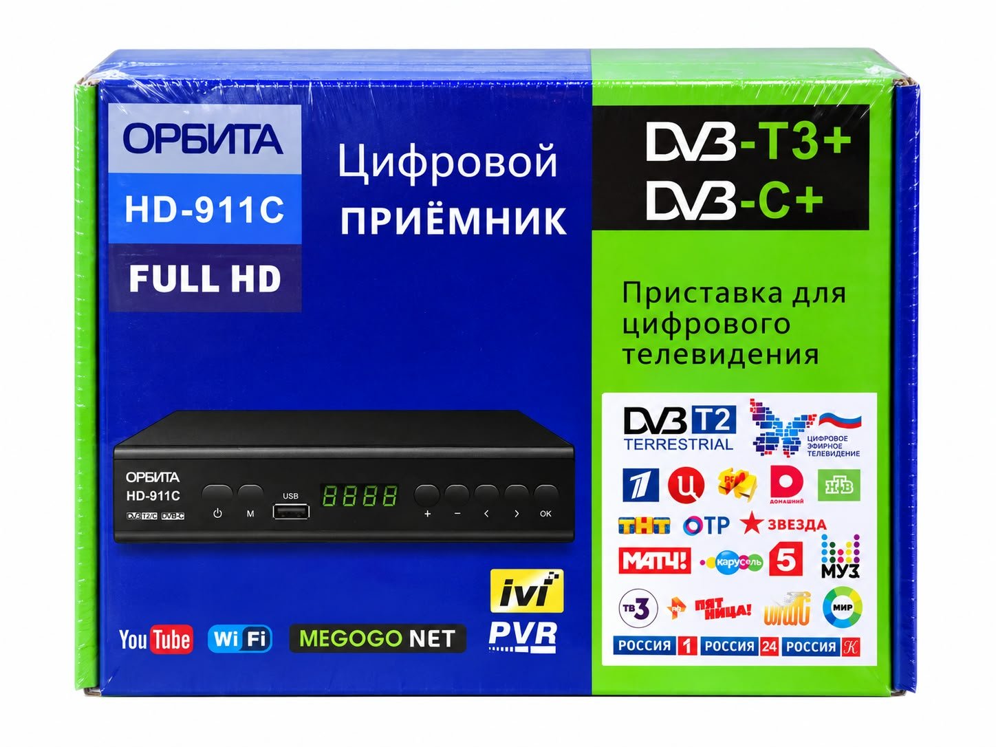 Dekoder Tokësor dhe Kabllor Orbita HD-911C DVB-T2/C (Full HD)