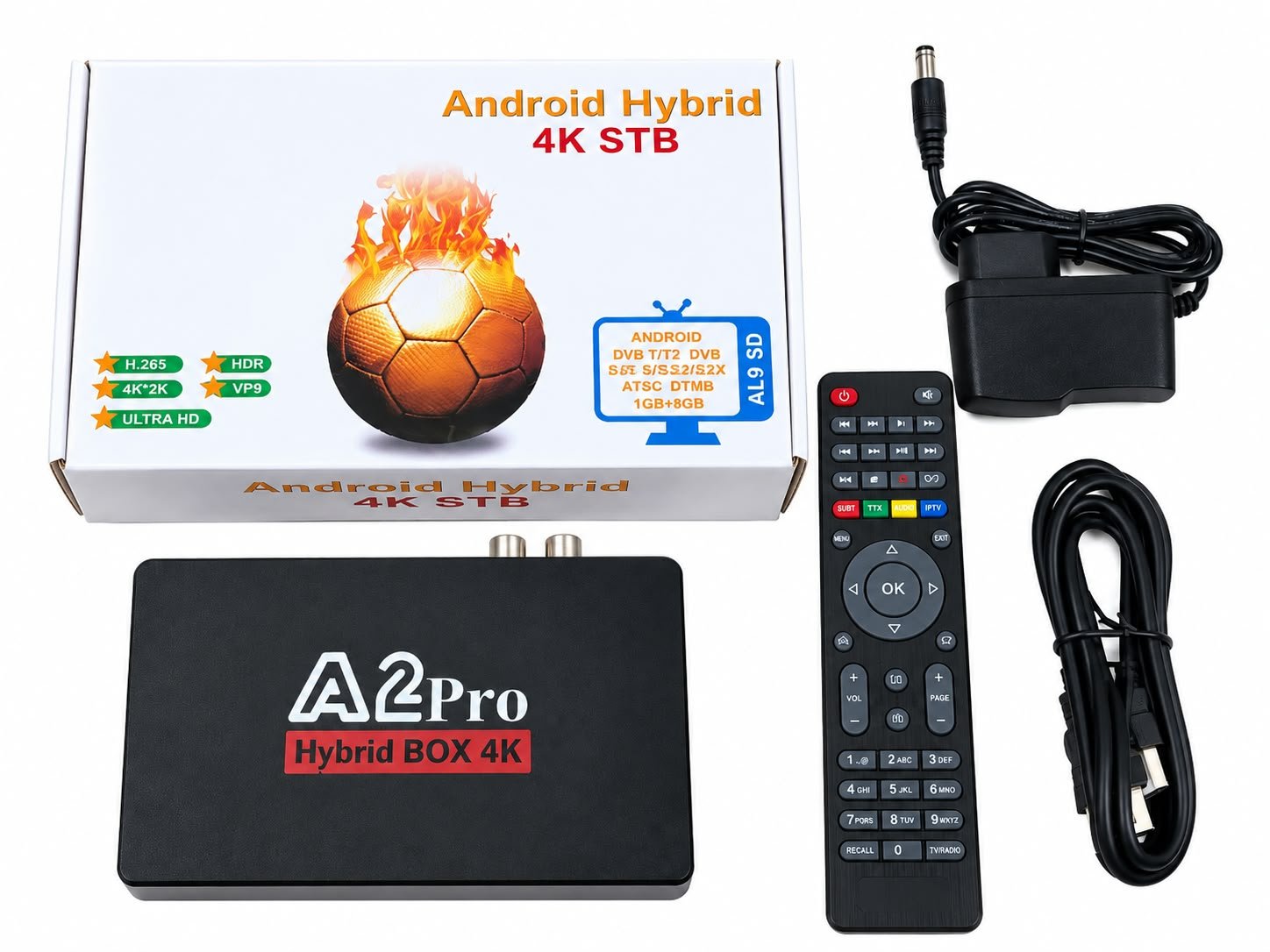 Dekoder Hibrid Android 4K Box A2 Pro