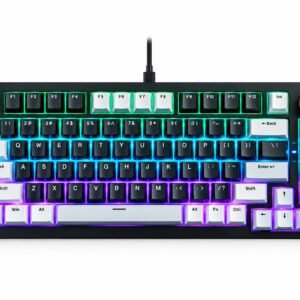 Tastierë Mekanike Jedel KL-81 RGB – Layout Kompakt 75% (81 Keys), Red Switches