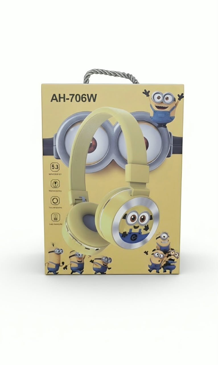 Kufje Wireless AH-706W me Mikrofon & LED – Bluetooth 5.3 - Image 2