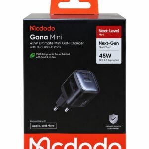 Kokë Karikuesi Mcdodo Gana Mini 45W – Me 2 Porta USB-C