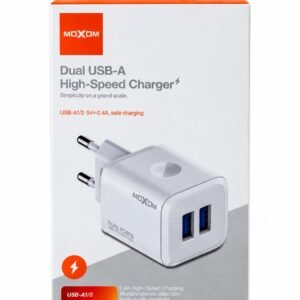 Kokë Karikuesi Moxom MX-HC19 – Me 2 Porta USB, Karikim i Shpejtë 2.4A