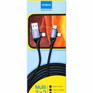Kabllo Data Multi 2x2 Moxom MX-CB173 – Me 4 Lidhje në 1 (60W Max), Gjatësi 1 Metër